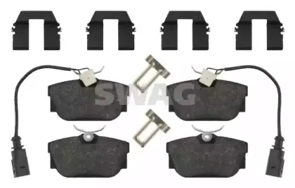 Комплект тормозных колодок, дисковый тормоз SWAG купить